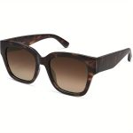 SOJOS Trendy Square Glasses Womens, Retro Oversized Women Thick Glasses SJ2217