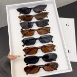 8pcs Retro Cat Eye Fashion Combination Set, Stylish Streetwear Glasses, Full Edge PC Lenses, Simple and Durable Plastic Frame - Perfect for Street Style, Music Festival, Holiday Gift Choice